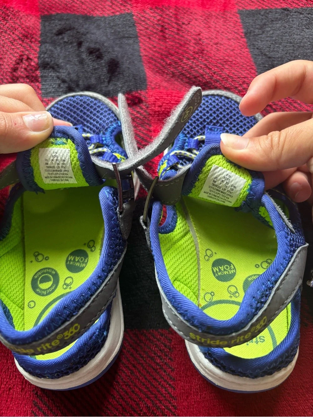 Stride Rite breathable mesh